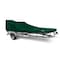 Eevelle Boat Cover V HULL FISHING Center Console, Poling Platform w/ Outboard 14ft 6in L 96in W Green SFVCCP1496B-HTR - alternate 1